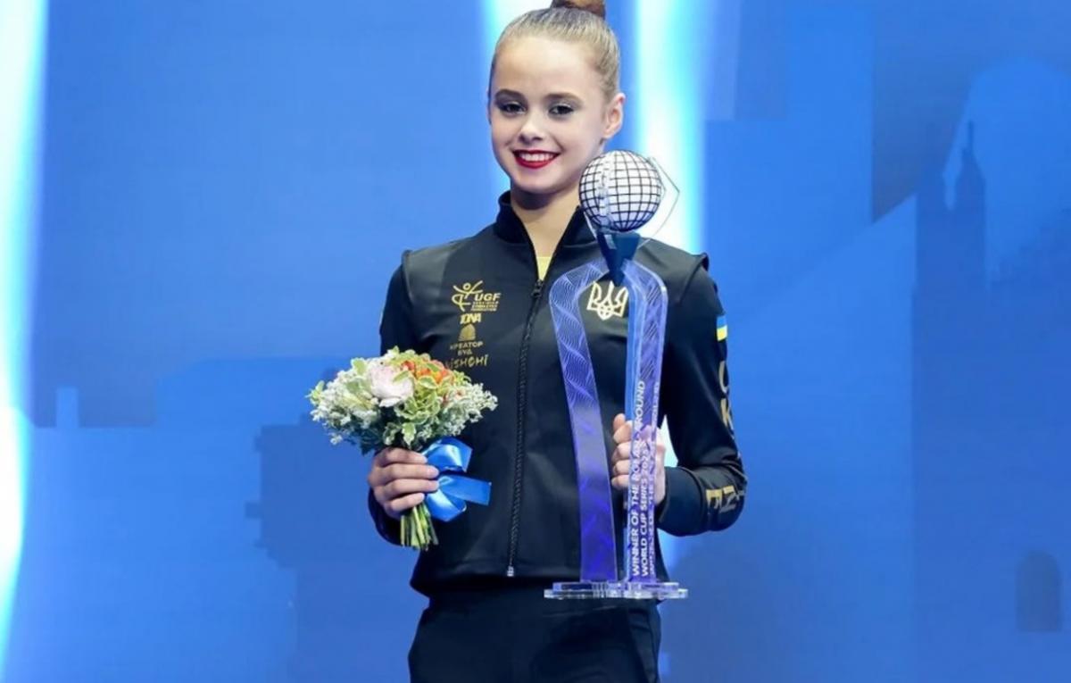 Онофрійчук завоювала три медалі на Кубку світу / фото Міністерства молоді та спорту України