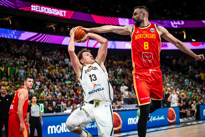 Євробаскет-2025. Литва з легкістю обіграла Чорногорію 1