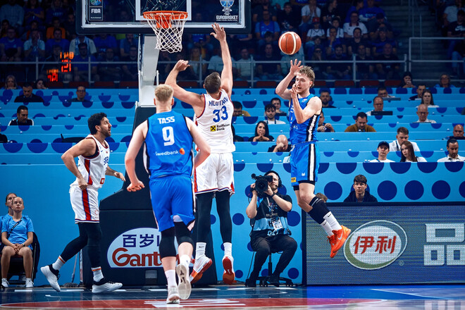 Євробаскет-2025. Сербія не помітила Естонію і здобула розгромну перемогу 1