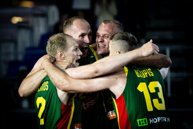 Литва перемогла на чемпіонаті Європи з баскетболу 3х3 серед чоловіків 1