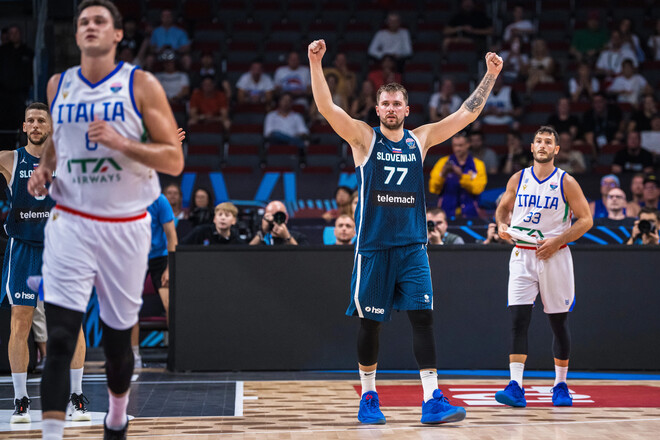 ВІДЕО. Як дабл-дабл Дончича приніс Словенії перемогу над Італією 1