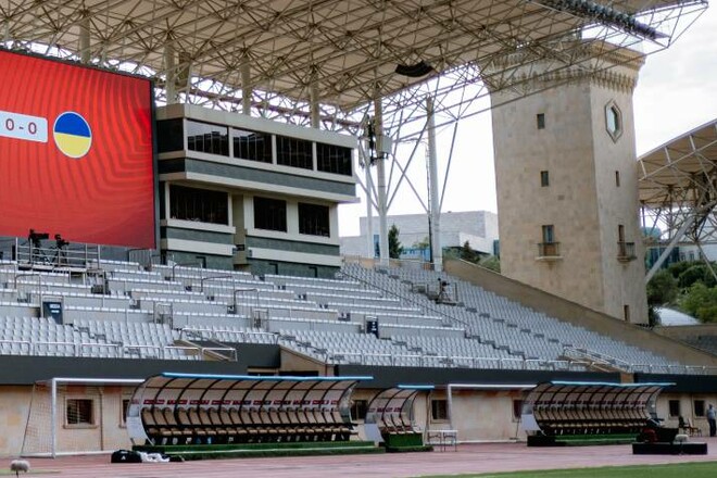 ВІДЕО. Збірна України прибула на арену в Баку, де зіграє з Азербайджаном 1