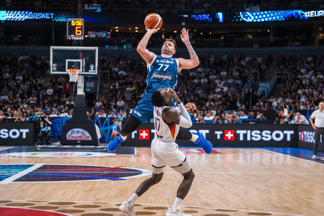 Євробаскет-2025. Дабл-дабл Дончича не допоміг. Німеччина обіграла Словенію 1