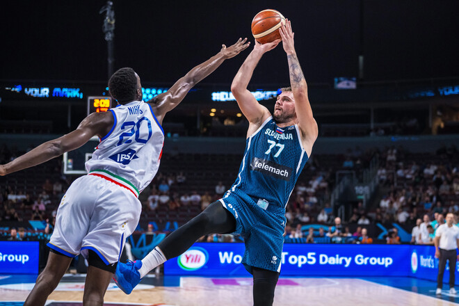 Євробаскет-2025. Надрезультативний Дончич. Словенія пройшла Італію 1