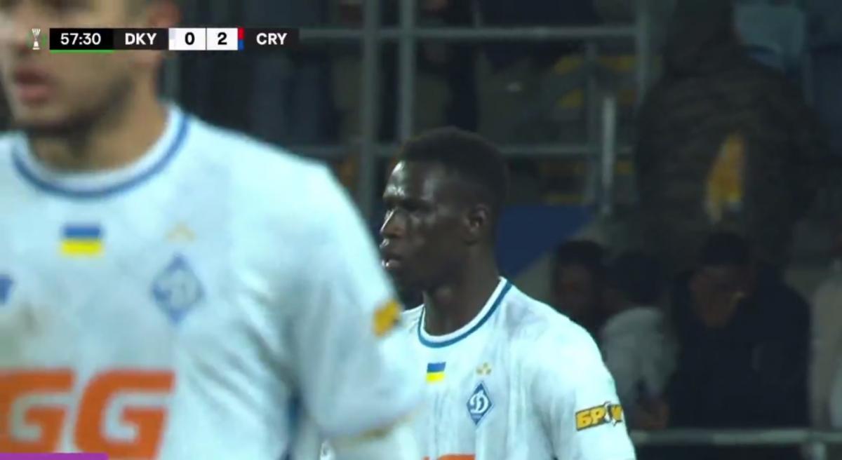 "Динамо" поступилось "Крістал Пелес" / скриншот