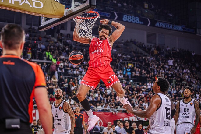 Євроліга: Хапоель продовжує лідирувати, Монако здолав Олімпіакос 1