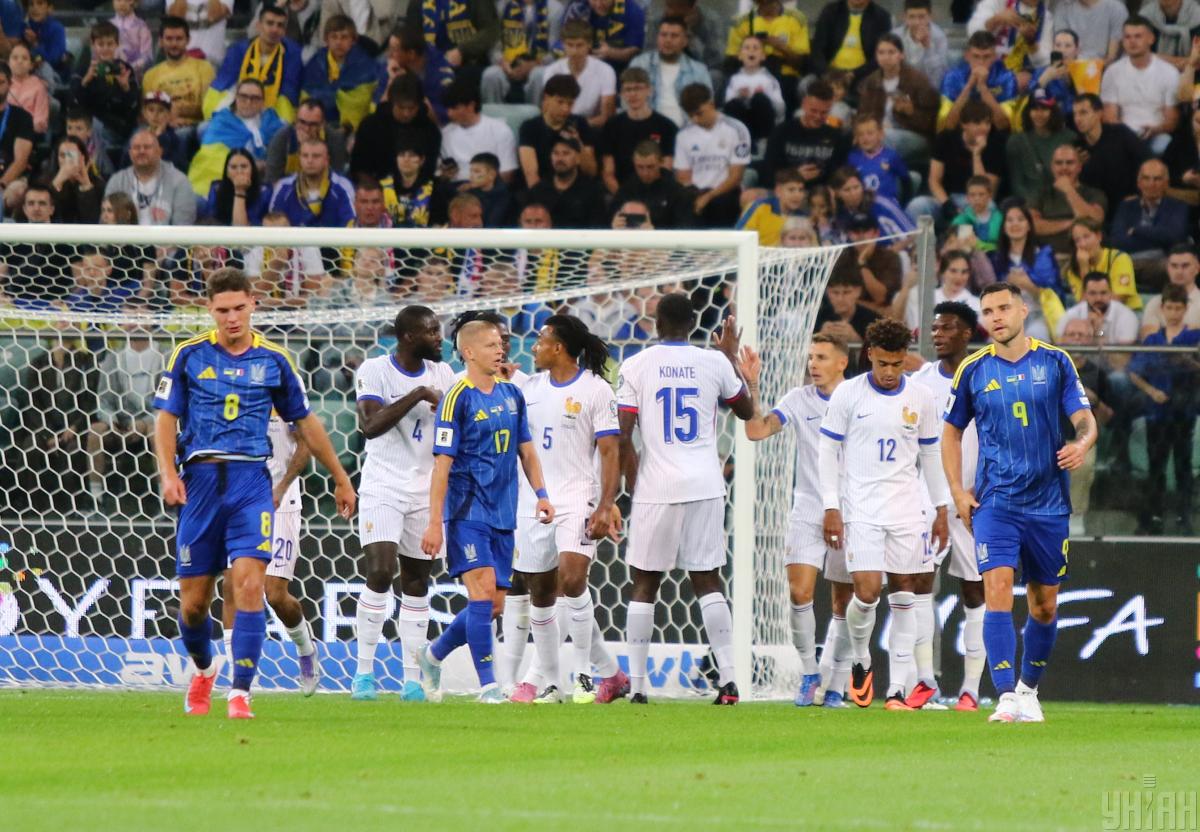 Україна поступилась Франції /  фото Олександр Приходько